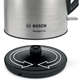 Bosch Kettle, Design Line, 1.7 Litre  Stainless steel - 1