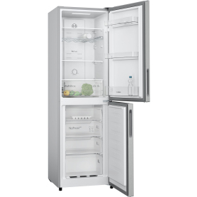 Bosch KGN27NLEAG Freestanding Fridge Freezer-Stainless Steel - 183cm