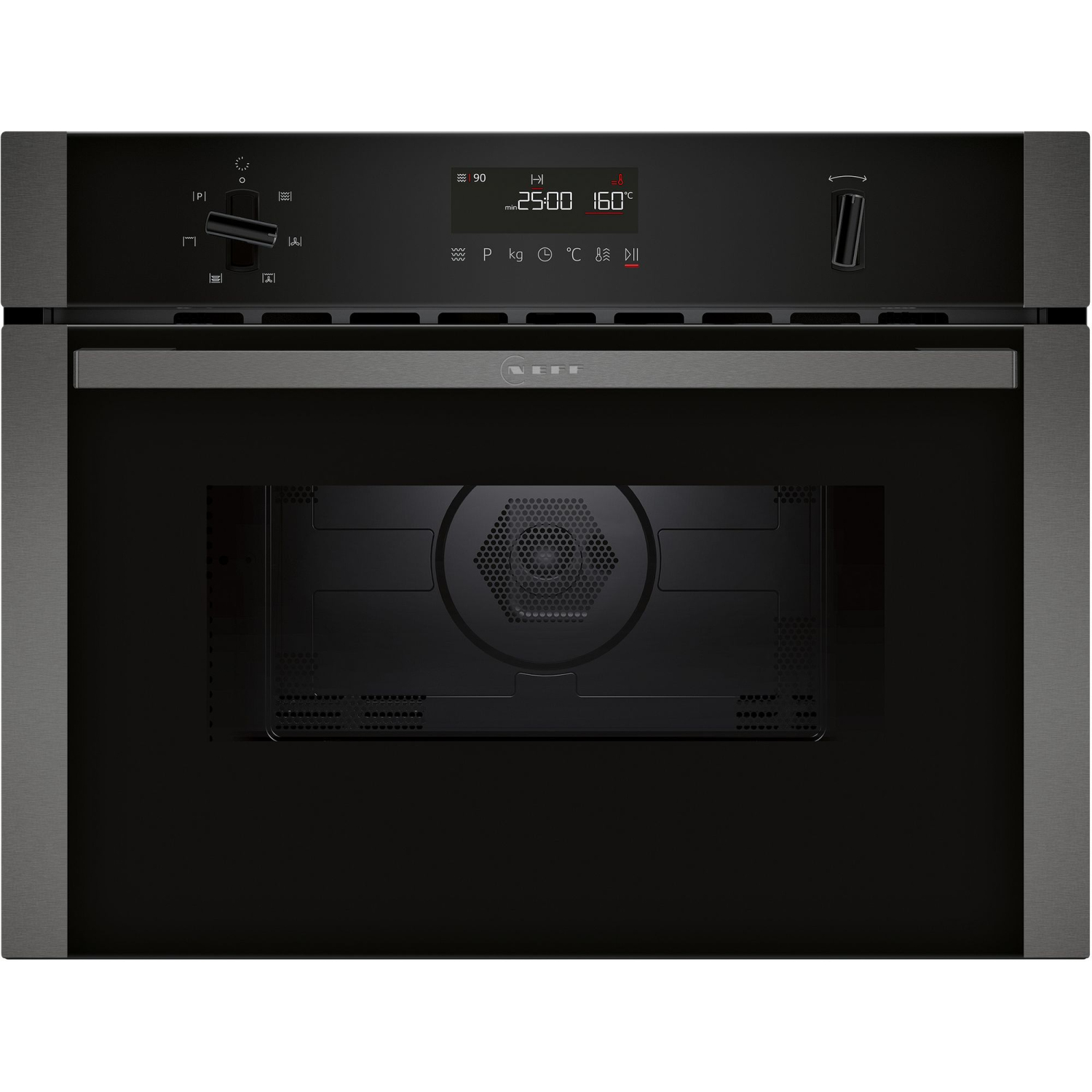 Neff C1AMG84G1B N50 900W Built-In Combi Microwave Oven - Graphite full image