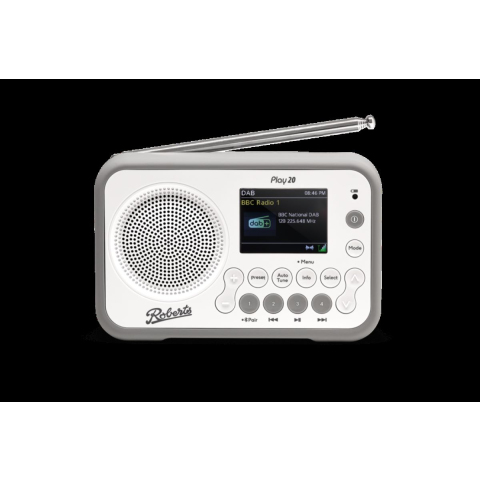 Roberts Play 20 Portable DAB+ / FM radio - White