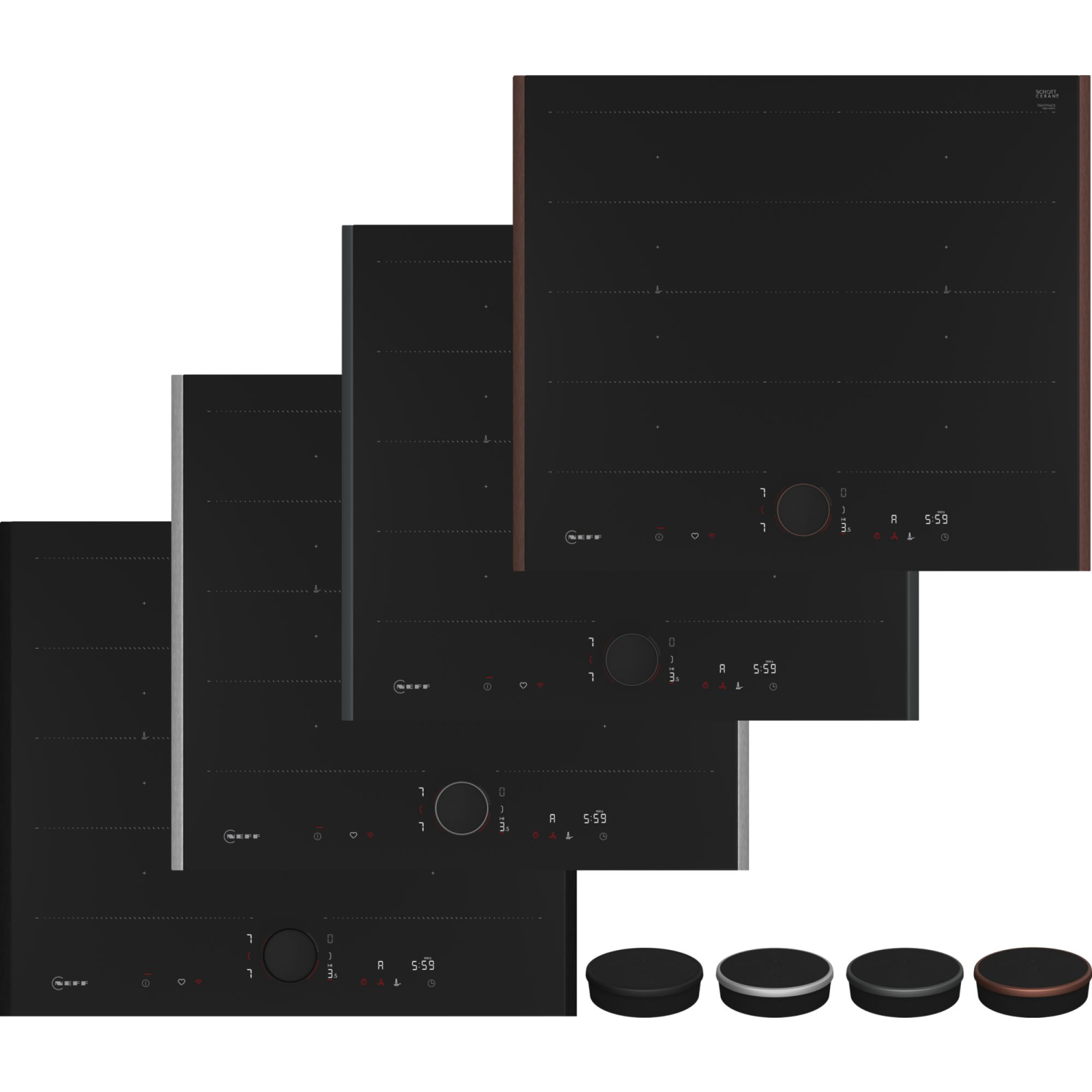 Neff 'Flex Design' N90 Induction hob, 60cm model full image