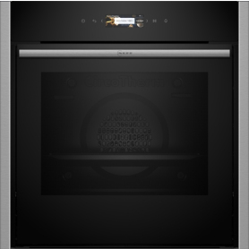Neff B54CR71N0B 60cm Slide and Hide Built In Electric Single Oven - Stainless Steel