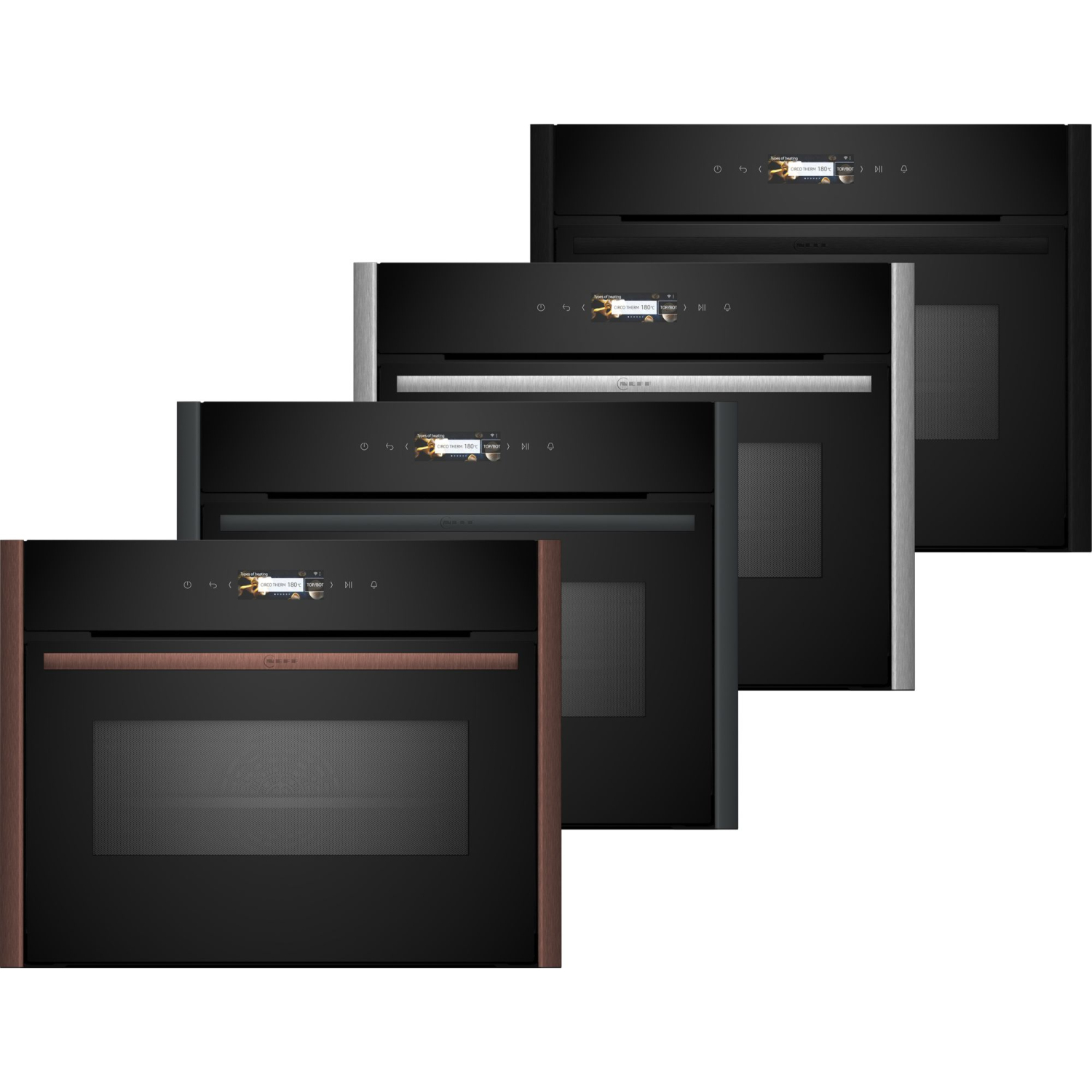 Neff 'Flex Design' N70, Built-in compact oven with microwave function, 60 x 45 cm full image