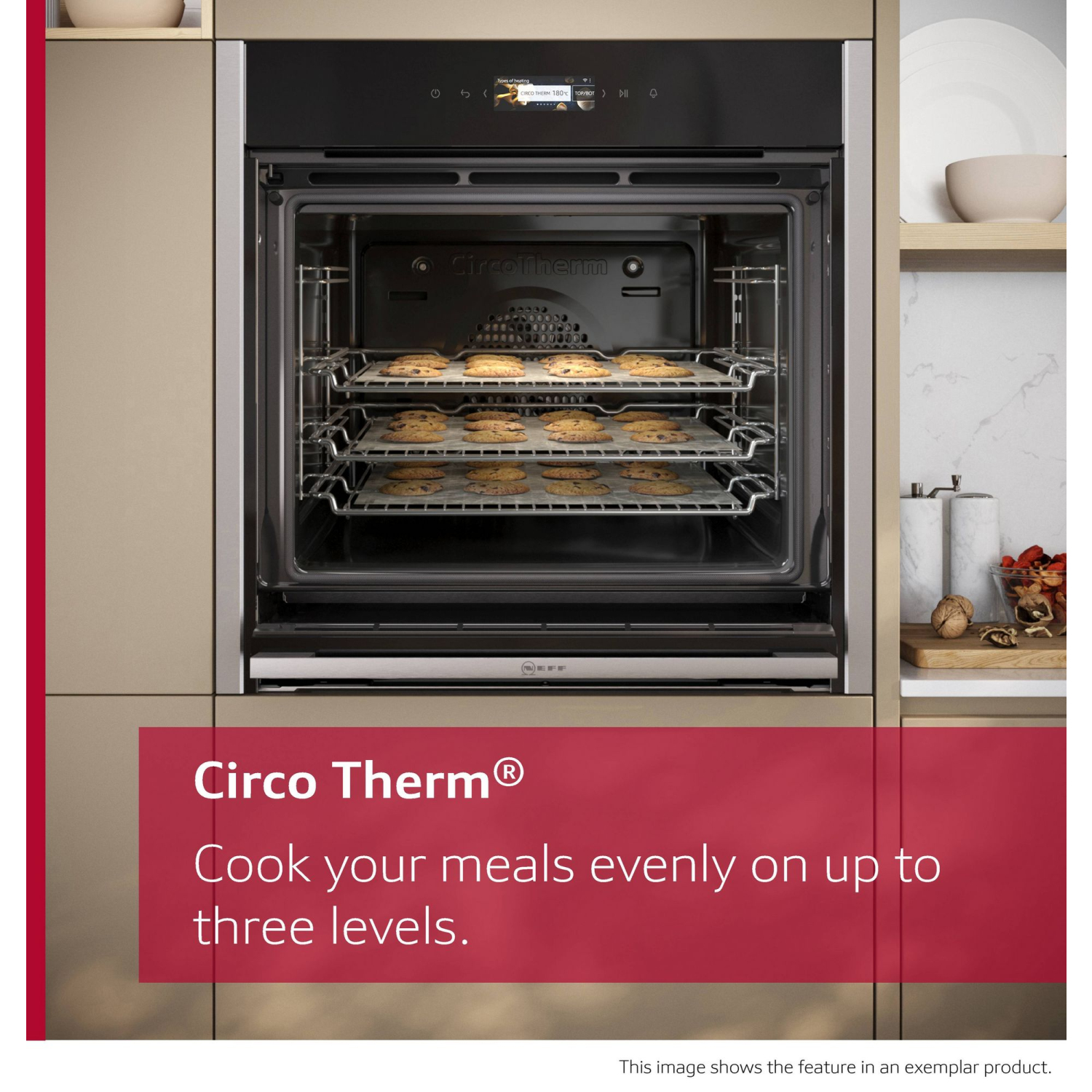 Neff N70 B54CR71G0B Slide & Hide Built-In Smart Single Oven - Graphite Grey full image