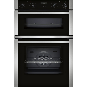 Neff N50 U1ACE2AN3B Built-In Double Oven - Stainless Steel