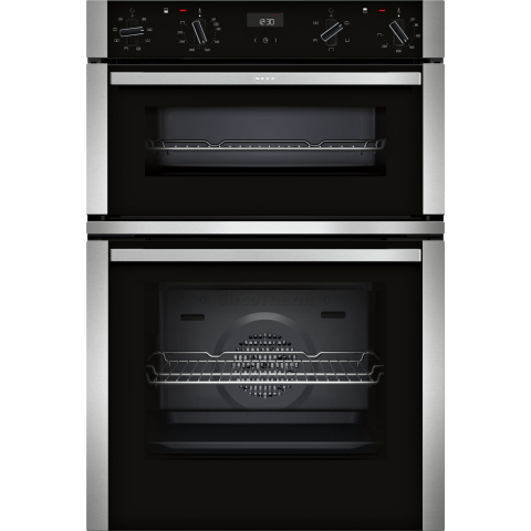 Neff N50 U1ACE2AN3B Built-In Double Oven - Stainless Steel