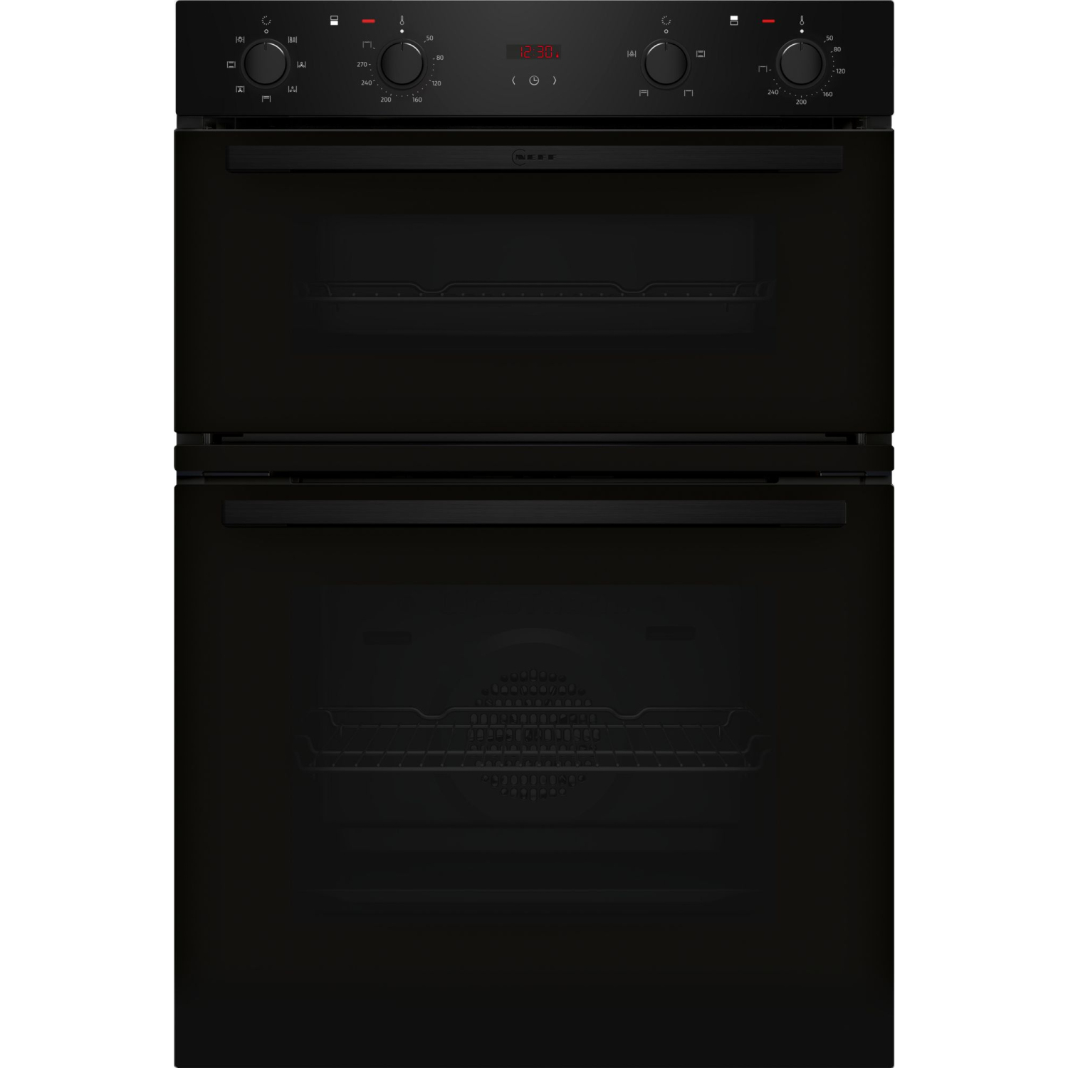 Neff U1DCC0AK3B Built In Double Electric Oven - Black full image