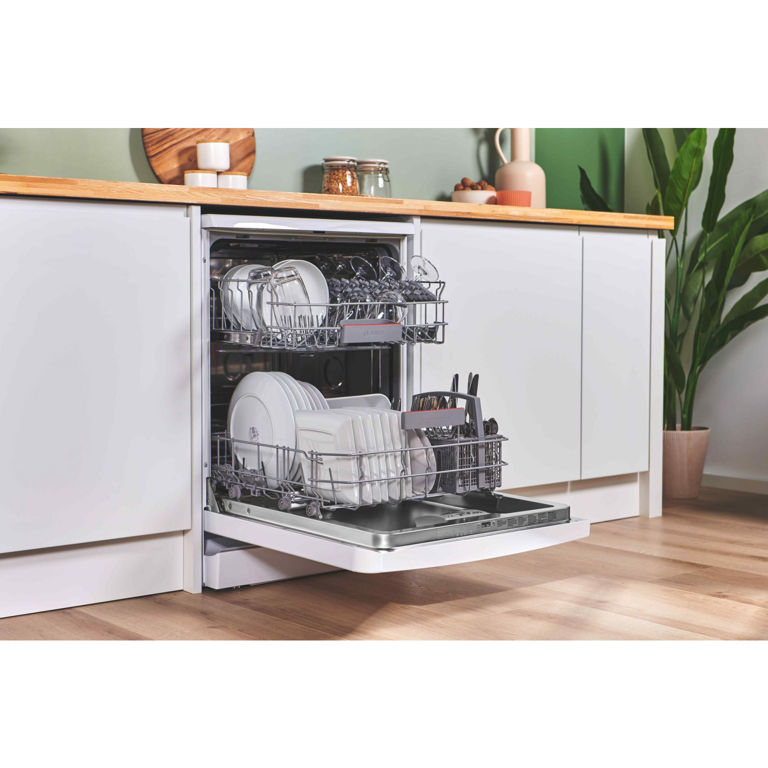 Bosch Series 4, Free-standing dishwasher, 60 cm, White full image