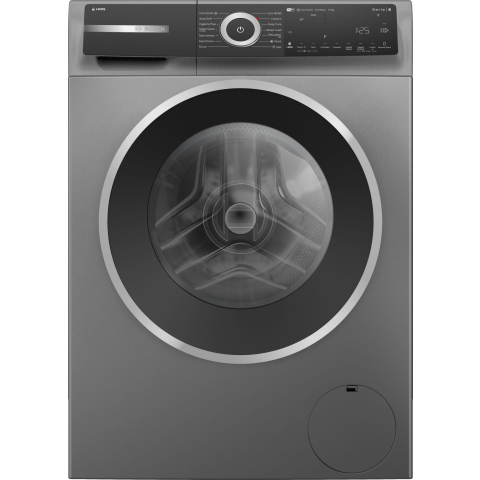 Bosch Series 6, Washing machine, front loader, 10 kg, max. 1400 rpm, Cast iron grey