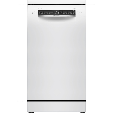 Bosch Series 4, Free-standing dishwasher, 45 cm, White