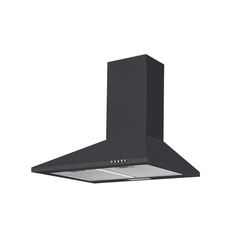 Teknix TKCH26B, Chimney Hood, 60cm, Black