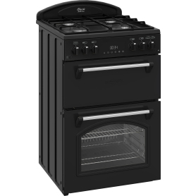 Leisure Freestanding Gas Range-Style Cooker â€“ 60cm Double Oven Black â€“ CLB60GCC
