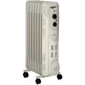 Glen 1500W Oil Filled Radiator with Thermostat
