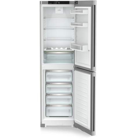 Liebherr Pure CNSFD5704 Freestanding 50/50 Fridge Freezer Frost Free - Silver 