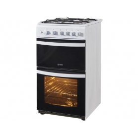 Indesit 50cm Freestanding Gas Cooker White No Lid