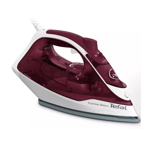 Tefal Express Steam FV2869 Steam Iron White & Ruby Red