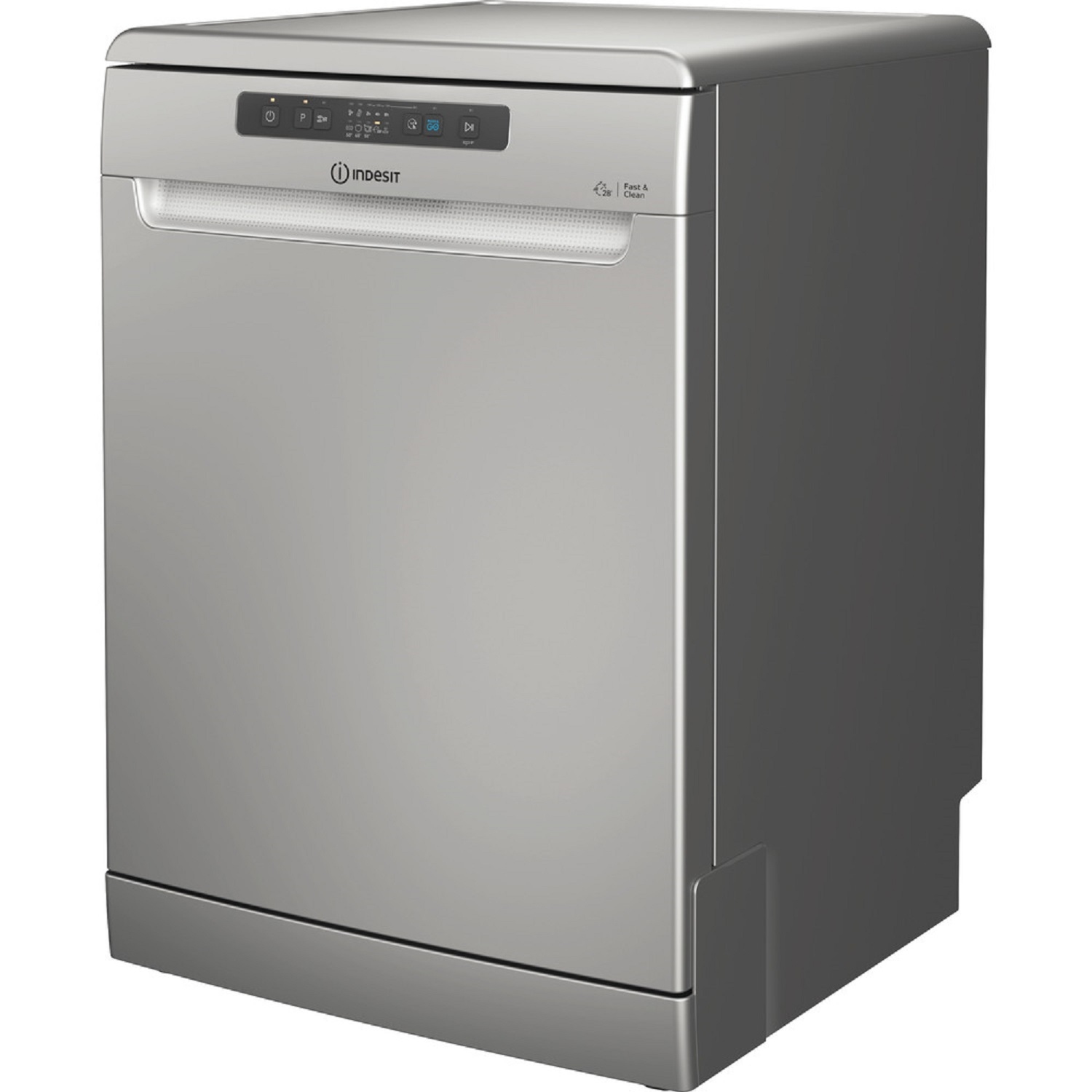 Indesit Fullsize Dishwasher 60cm Silver - 0