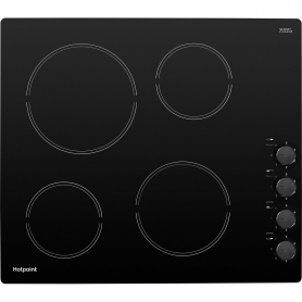 Hotpoint Ceramic Hob With Dial Controls 58cm