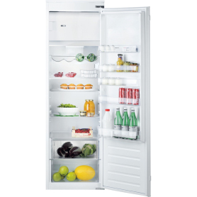Hotpoint Tall integrated fridge with freezer box : white