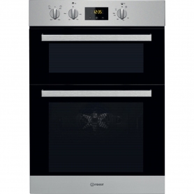 Indesit IDD6340IX Electric Double Built-in Oven in Stainless Steel - 0