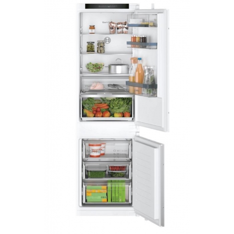 Bosch Serie 4, Built-in fridge-freezer 70/30 split frost free,  flat hinge