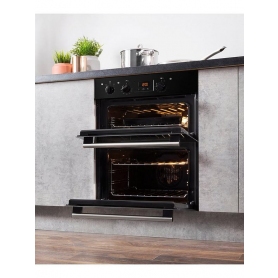 Hotpoint Built Under Double Oven Black - 1
