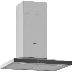 Neff N50, Wall-mounted cooker hood, 60 cm, Stainless steel, slim pyramid design