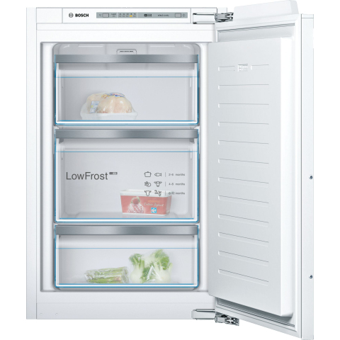 Bosch Series 6, Built-in freezer, 87.4 x 55.8 cm, flat hinge