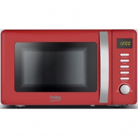 Beko 20L Retro Microwave Red