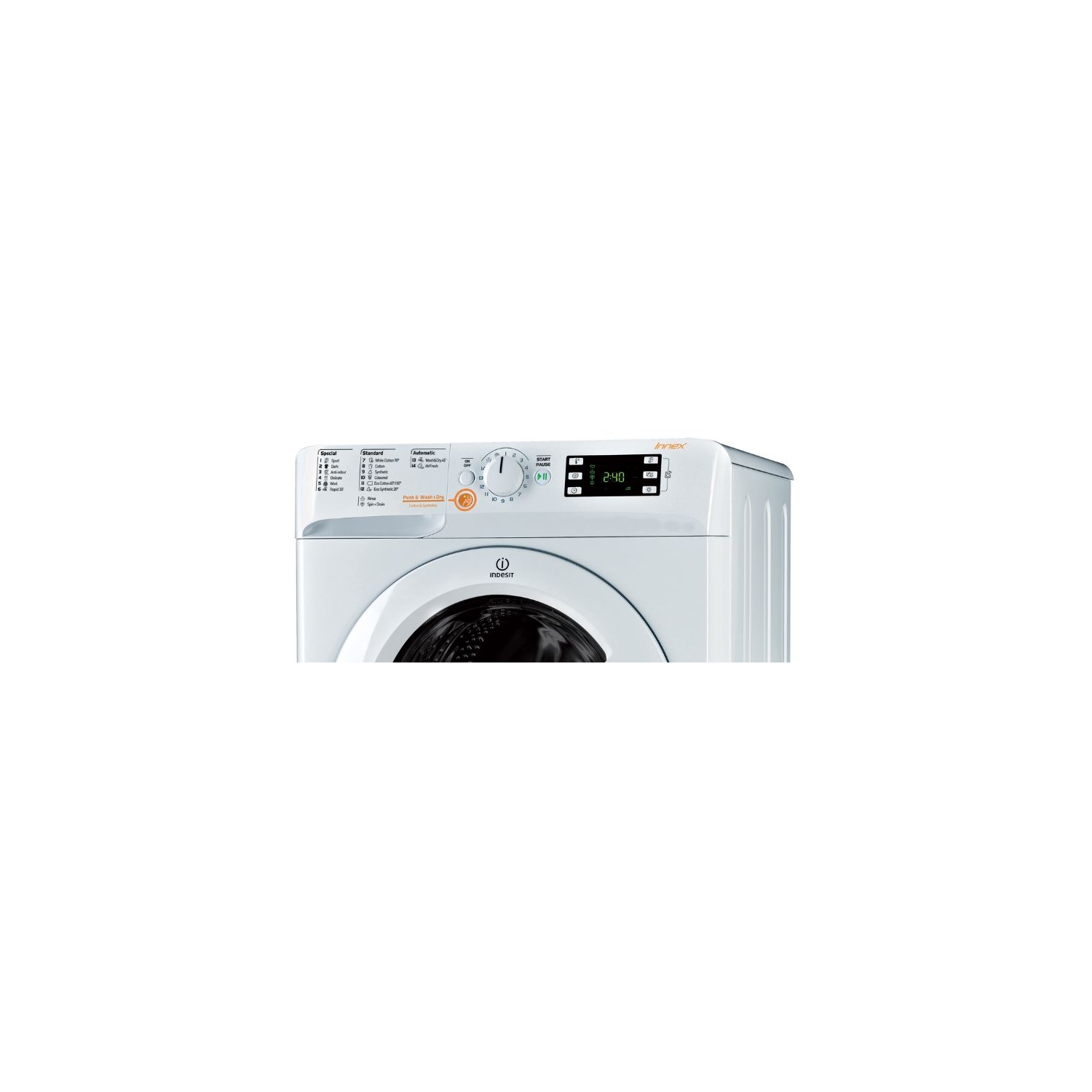 Indesit 'Innex' 8kg / 6kg  Washer Dryer White  - 2