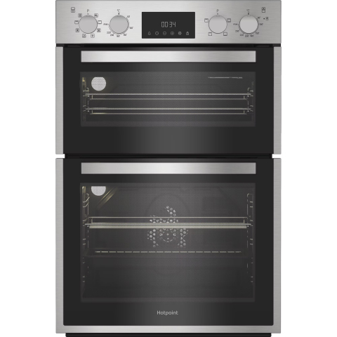 Hotpoint Built In Electric Multifunctional Oven 71L / 38L - Stainless Steel