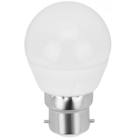 3 PACK x 6W BC Golf Ball LED Bulb Warm White