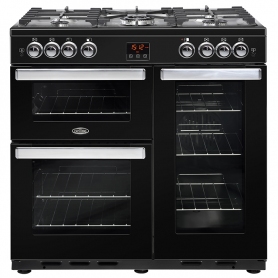 Belling Cookcentre 90g Gas Range Cooker Black David Wood