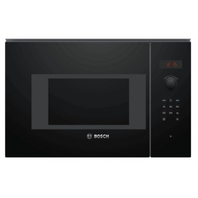 Bosch Serie 4 Built-in microwave, 60 x 38 cm, Black, 20L