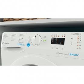 Indesit Innex Washing Machine 8kg Load / 1400 Spin White - 1