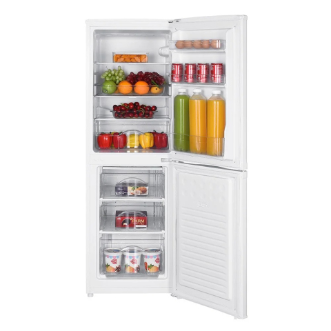 Teknix STF1448W 144cm Tall Fridge Freezer White