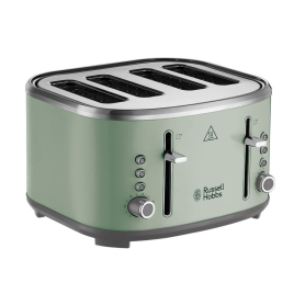 Russell Hobbs Stylevia Sage Green 4 Slice Toaster