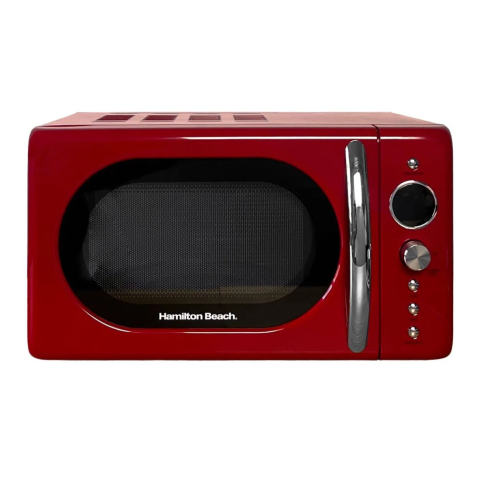 Hamilton Beach 20L Retro Red Microwave