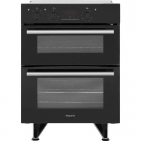 Hotpoint Built Under Double Oven Black