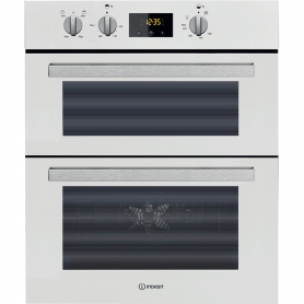 Indesit Built Under Electric Double Oven White - 0