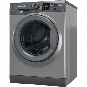 Hotpoint 1600 Spin Washing Machine Graphite 8kg Load - 1