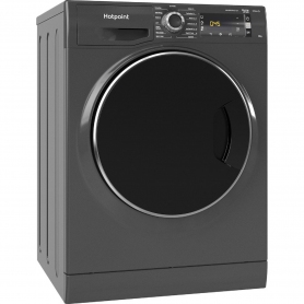 Hotpoint 10kg 1600 Spin Washing Machine Dark Grey *Wifi* ActiveCare Technology & Steam 
