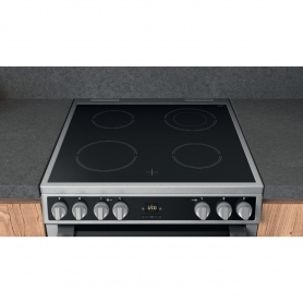 Hotpoint HDT67V9H2CX/UK Freestanding Electric Double 60cm Electric Cooker - Inox - 2
