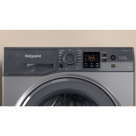 Hotpoint 1600 Spin Washing Machine Graphite 8kg Load - 2
