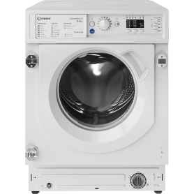 Indesit Integrated washer dryer: 8kg/6kg - BIWDIL861485UK