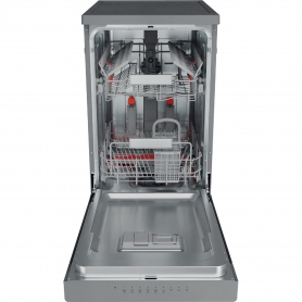 Hotpoint HSFO3T223WXUKN Slimline Dishwasher - Stainless Steel - 1