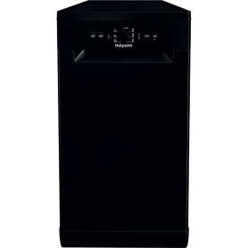 Hotpoint Slimline HF9EB19BUK Freestanding Dishwasher - Black - 0