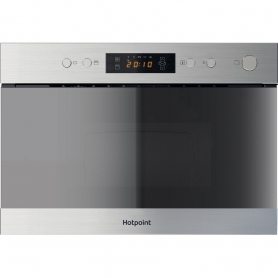 Hotpoint Class 3 MN 314 IX H Built-in Microwave - Stainless Steel - Fits wall unit