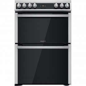 Hotpoint HDT67V9H2CX/UK Freestanding Electric Double 60cm Electric Cooker - Inox