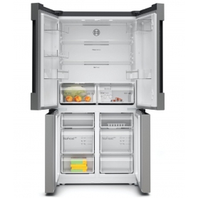 Bosch Series 6 French door bottom freezer, multi door 183 x 90.5 cm Stainless Steel Inox-easy clean - 1